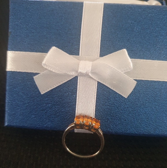 Source Unknown Jewelry - Sterling silver Spessartote Garnet Ring